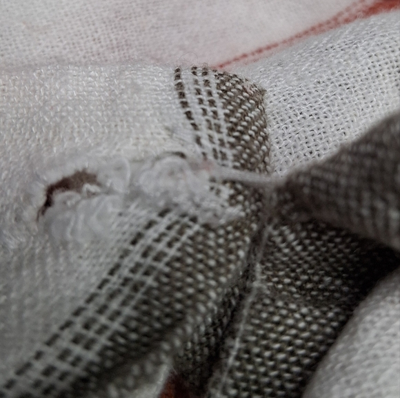 Dear Grace With Love Striped Paper Bag Cropped Pants  Size XL - Picture 10 of 10